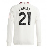 Pánský Fotbalový dres Manchester United Antony #21 2023-24 Třetí Dlouhý Rukáv